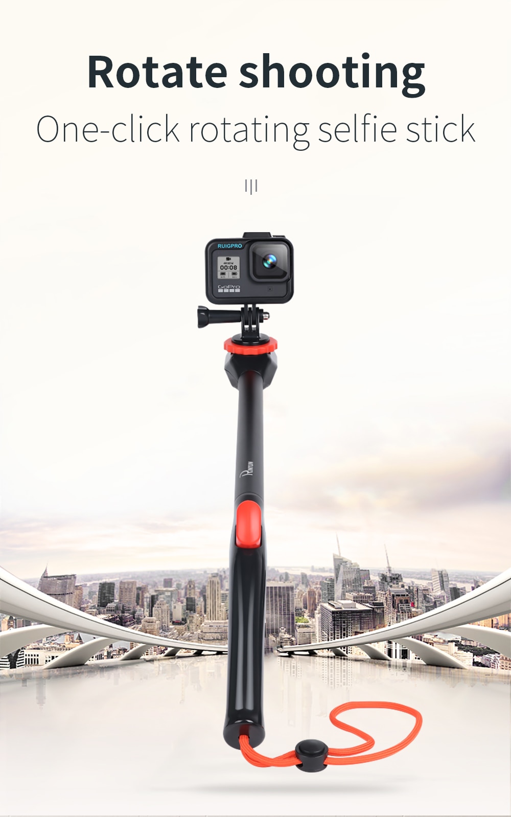 Action Camera Selfie Stick