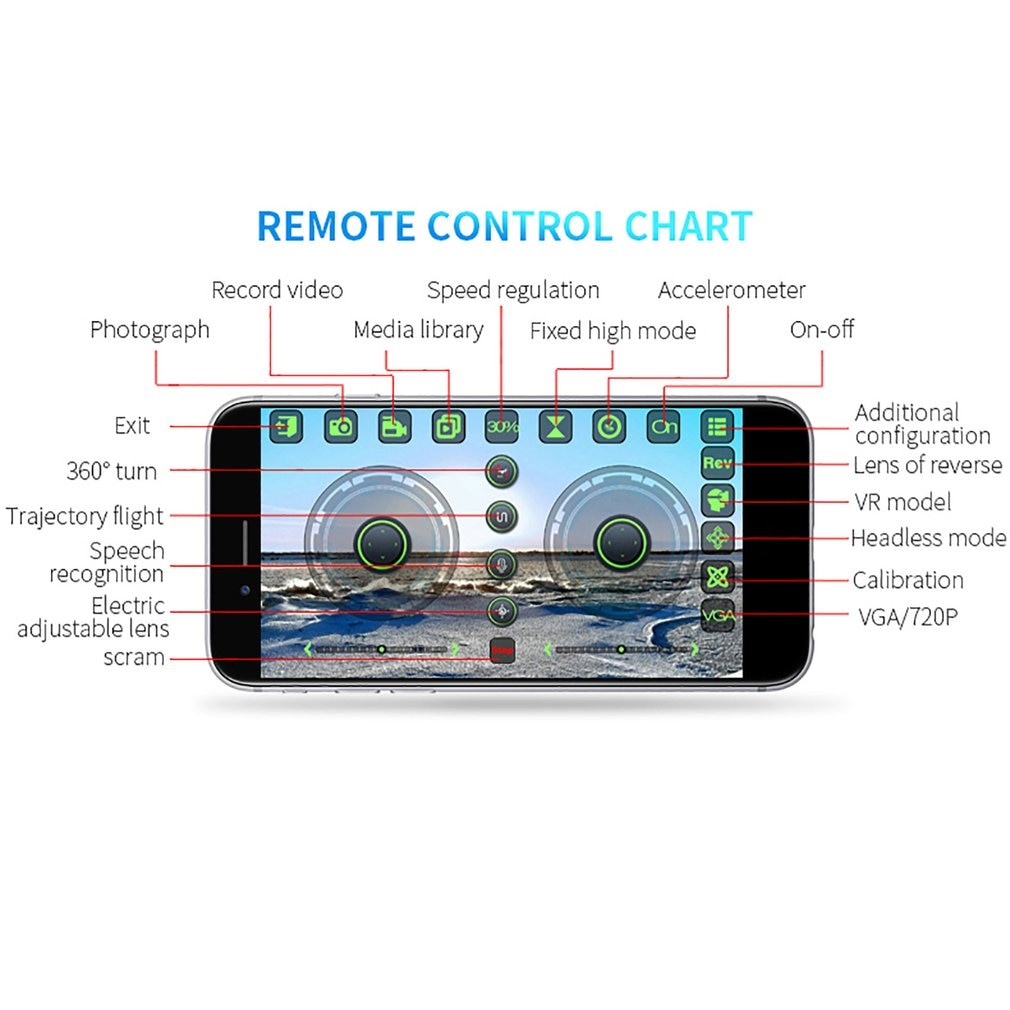 Wifi Drone with Camera 1080hp