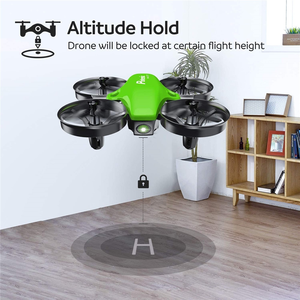 Potensic A20 Mini Drone for Kids Beginners Easy to Fly Headless Mode RC Helicopter Quadcopter Remote Control With 3 Batteries