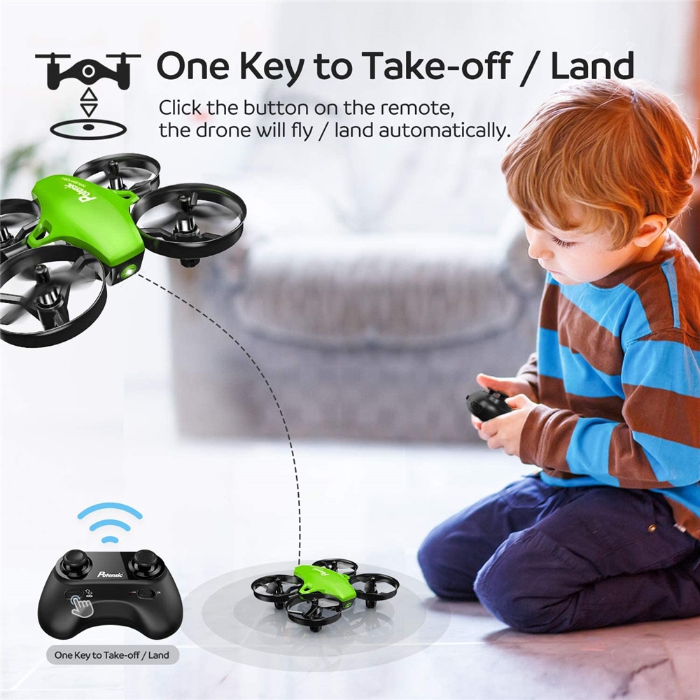 Potensic A20 Mini Drone for Kids Beginners Easy to Fly Headless Mode RC Helicopter Quadcopter Remote Control With 3 Batteries