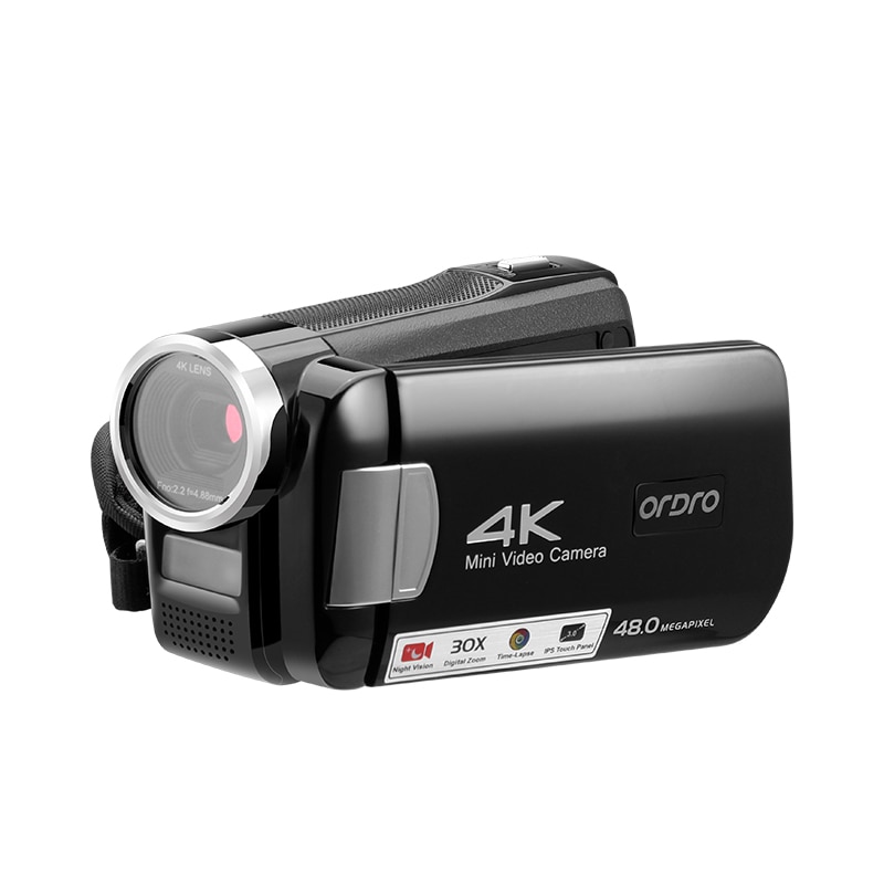 4K Vlog Cameras for YouTube Videos, Ordro AC2 1080P 60FPS IR Night Vision Digital Camcorders for Blogger Photography Beginners