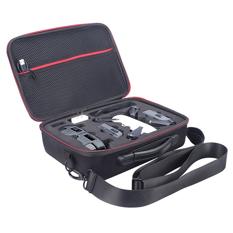 Anordsem Portable EVA Hard Bag Storage Case Carry Drone Bags Shoulder Strap Drone Accessories for DJI Spark Drone Mount Box