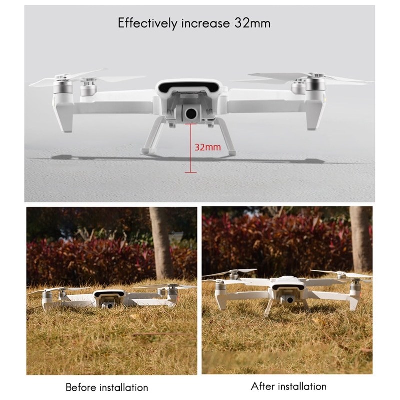 Landing Gear for FIMI X8 SE 2020 RC Camera Protector Guard Heightened Shockproof Leg Extend Feet Drone Accessories