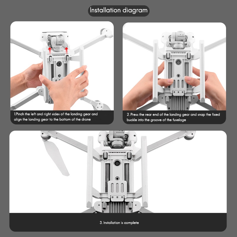 Landing Gear for FIMI X8 SE 2020 RC Camera Protector Guard Heightened Shockproof Leg Extend Feet Drone Accessories