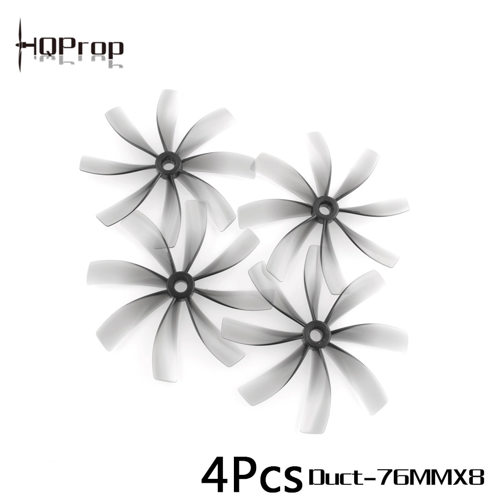 4PCS NEW HQProp Duct 75mm 6-blade CW CCW 3-inch Grey Propeller Poly Carbonate RC Cinewhoop Ducted Drones FPV Racing Quadcopter