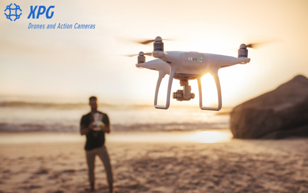 This image features a man flying a drone by the beach side. one of the reasons why you should buy the best drones for yourself.